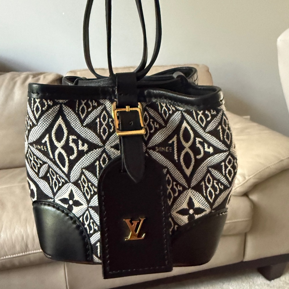 SOLD LOUIS VUITTON Since 1854 Monogram Jacquard Noe Top Handle & Crossbody